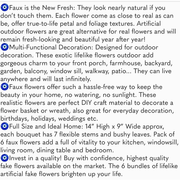 8 Bundles Artificial Fall Boxwood No Fade Faux Autumn Plants Fake Indoor Outdoor - Picture 7 of 8